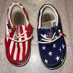 Toddler American Flag Hey Dudes